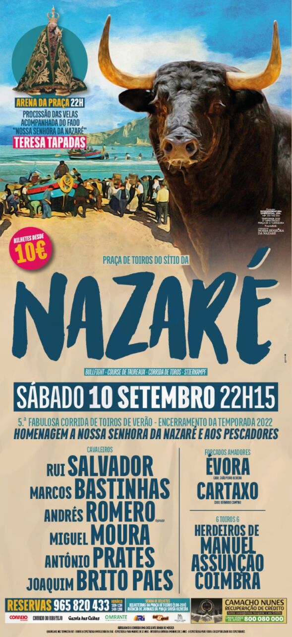 Le dernier de Nazaré, avec une procession aux chandelles et au rythme du fado (Affiche)