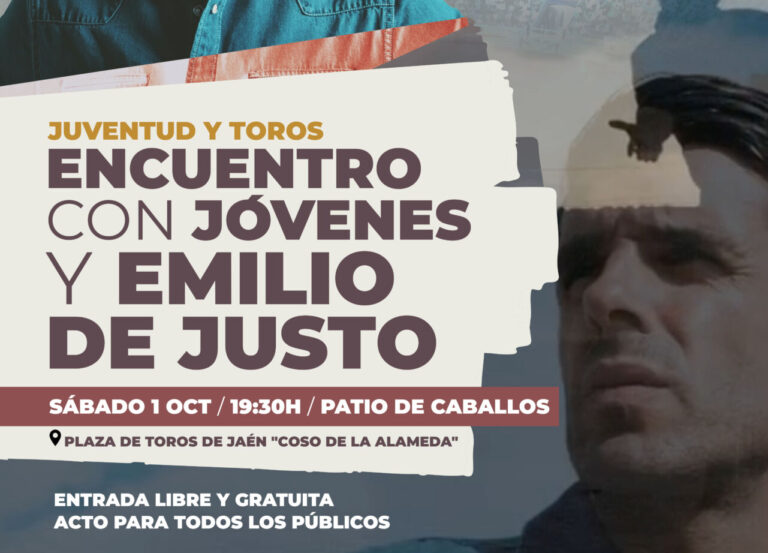 Rencontre avec les jeunes et Emilio de Justo à Jaén