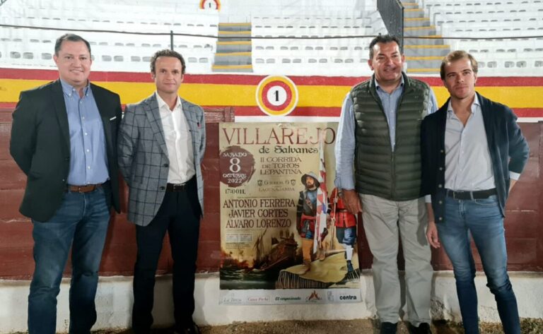 Villarejo de Salvanés présente l&rsquo;affiche de sa II Corrida Lépante