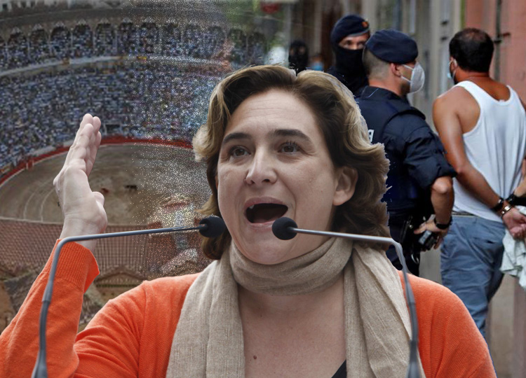 Colau ment: « l&rsquo;anti-corrida » Barcelone est la ville la plus violente d&rsquo;Espagne