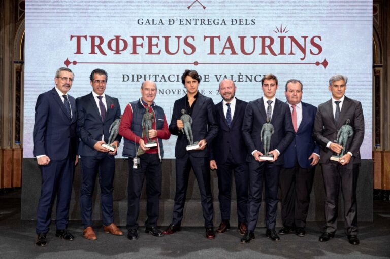 Roca Rey, protagoniste de la cérémonie de remise des prix de la Diputación de Valencia