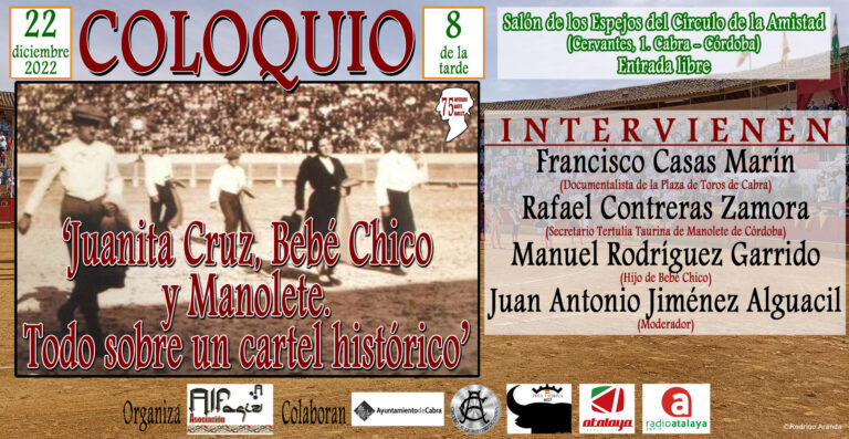 Cabra clôt les actes du 75e anniversaire de la mort de &lsquo;Manolete&rsquo;