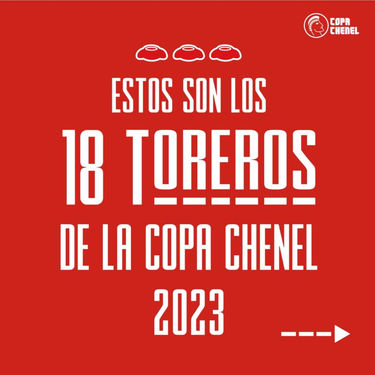 La Chenel Cup 2023 compte déjà les 18 toreros qui participeront