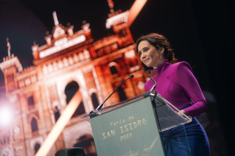 Ayuso annonce que Telemadrid diffusera 14 corridas de San Isidro, en plus de la Goyesca le 2 mai