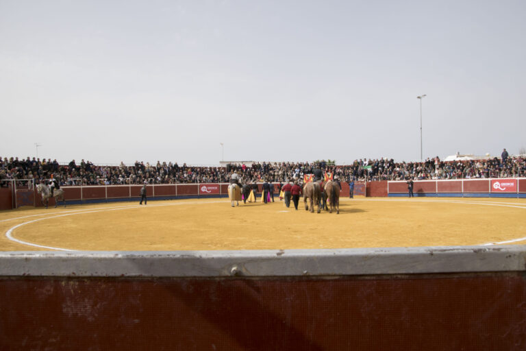 Neuf épis et trois queues au festival de Puri à Bujalance (Córdoba)