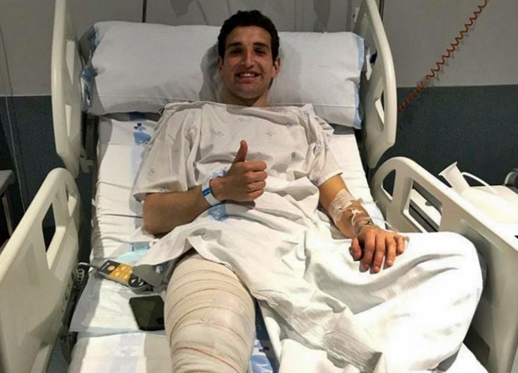 Valentin Hoyos : « Ma jambe ne m&rsquo;a pas répondu.  J&rsquo;avais beaucoup de douleur et une raideur qui n&rsquo;était pas normale&rsquo;