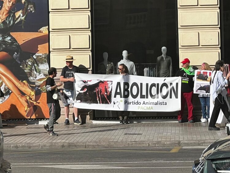 « Grande » manifestation anti-corrida à Valence