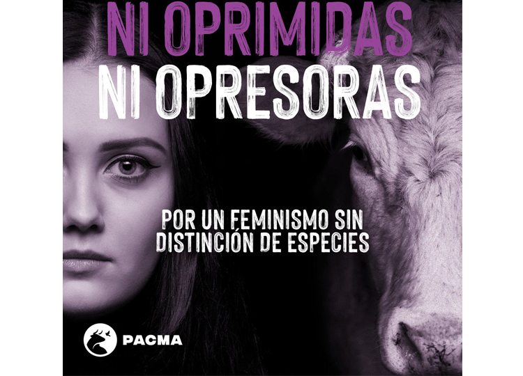 Une femme égale à une vache : message humain et féministe de 8-M