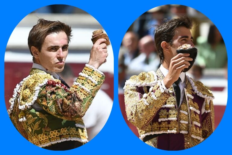 Álvaro de Chinchón et Marcos del Rincón se promènent autour d&rsquo;un trophée à San Martín de Valdeiglesias