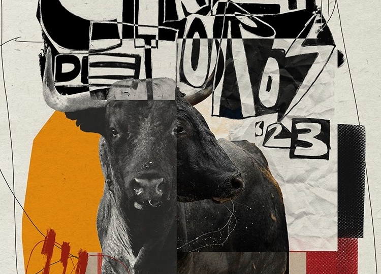 Le taureau, également protagoniste de l&rsquo;affiche de Céret