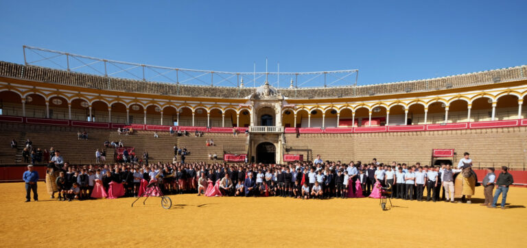Les classes de tauromachie dans l&rsquo;arène de la Maestranza dépassent 1000 écoliers