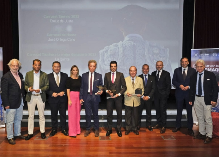 Ortega Cano, Emilio de Justo et La Quinta reçoivent les prix du carrousel taurin de Canal Sur
