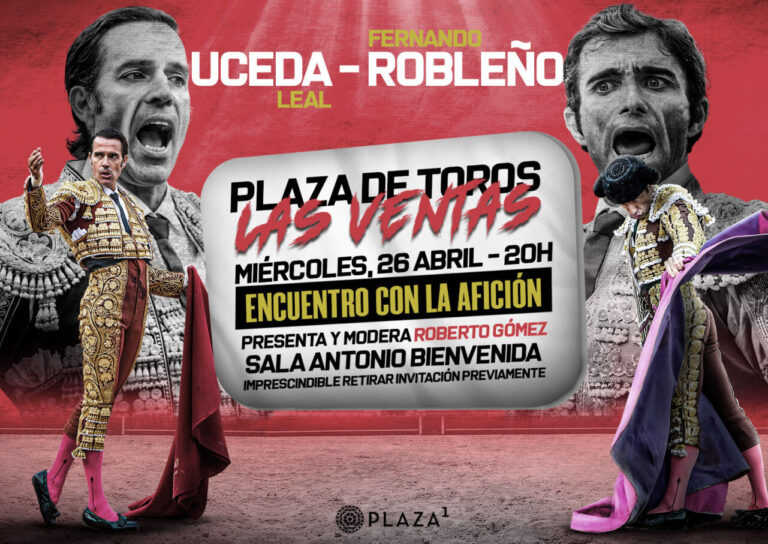 Uceda Leal et Fernando Robleño, rencontre avec les fans à Las Ventas mercredi prochain