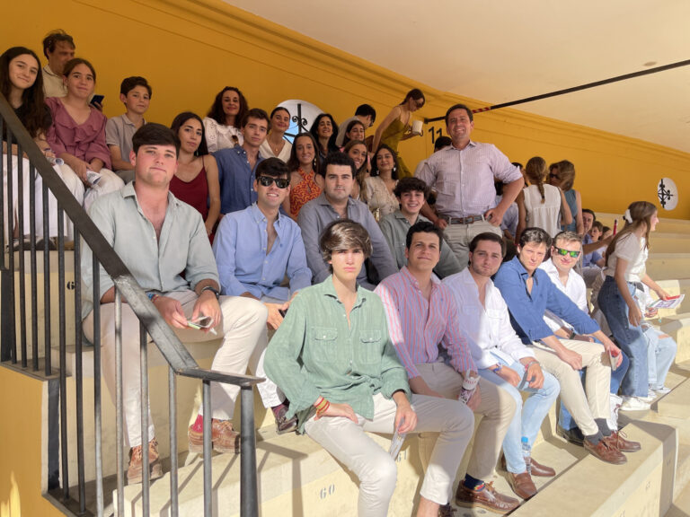 Dávila Miura a accompagné les étudiants invités par Pagés à la première corrida