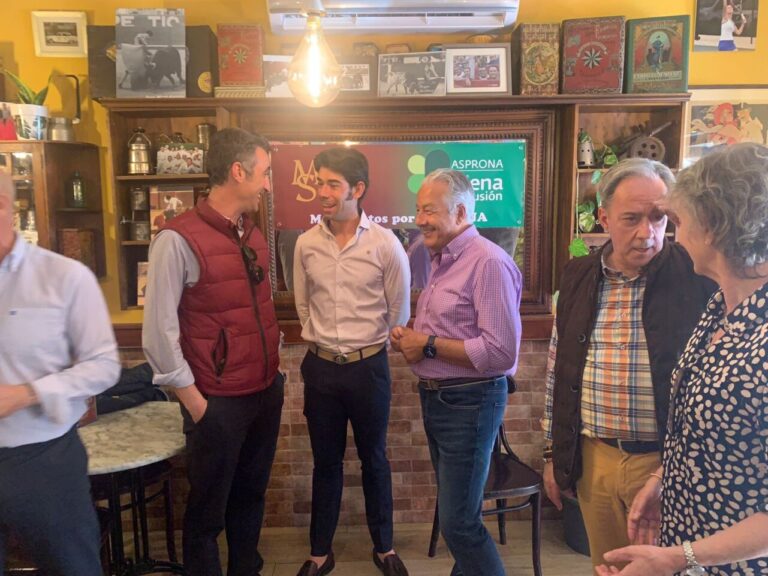 Mario Sotos fait la promotion d&rsquo;ASPRONA à Albacete