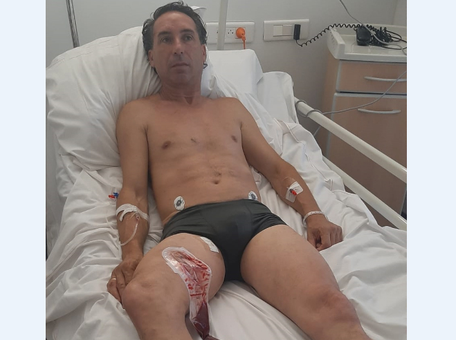 &lsquo;Alvaro de la Calle attend aujourd&rsquo;hui sa libération pour son transfert à Salamanque.  L&rsquo;attention de toute l&rsquo;équipe médicale a duré dix minutes.