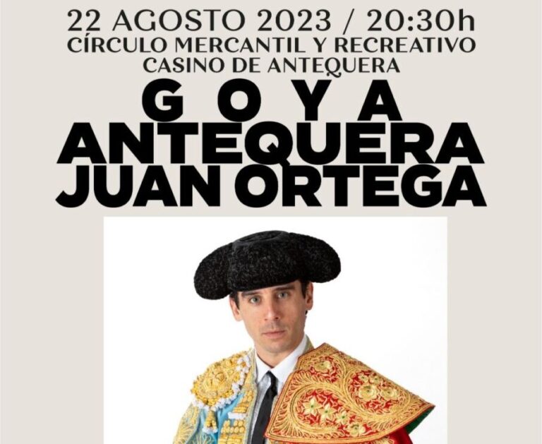 Juan Ortega promeut la Goyesca de Antequera auprès des jeunes