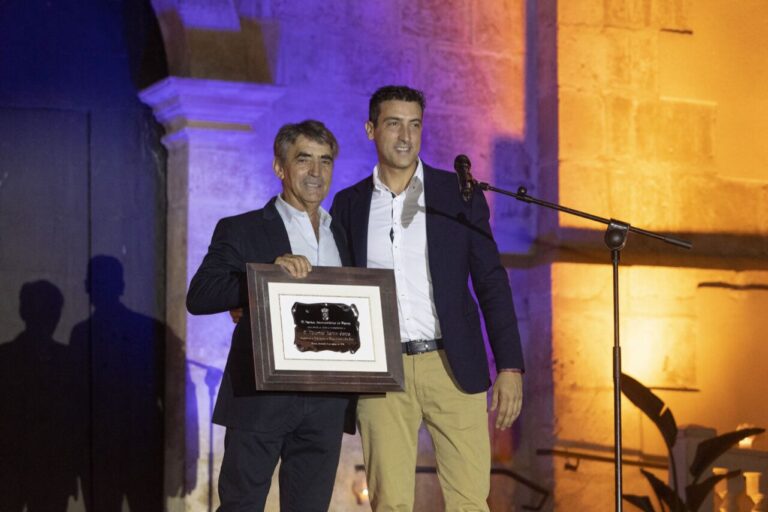 Victorino Martín a prononcé la proclamation de la Foire de San Roque de Blanca