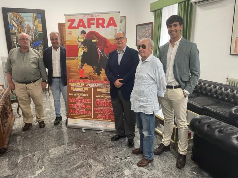 Zafra, avec des affiches pour San Miguel 2023