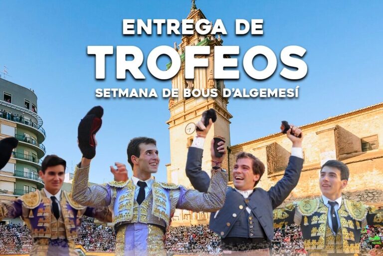La cérémonie de remise des prix de la Setmana de Bous de Algemesí, en date du