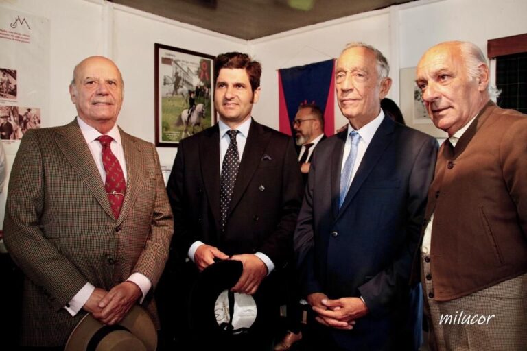 Le président de la République du Portugal, un autre admirateur de Morante de la Puebla