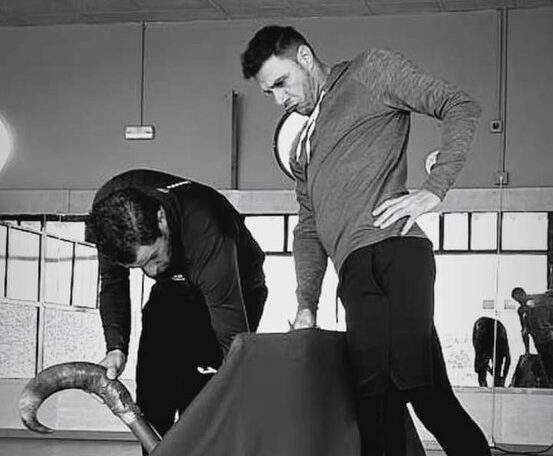 Joaquín, sur une photo de corrida dans le salon : « Rêver »