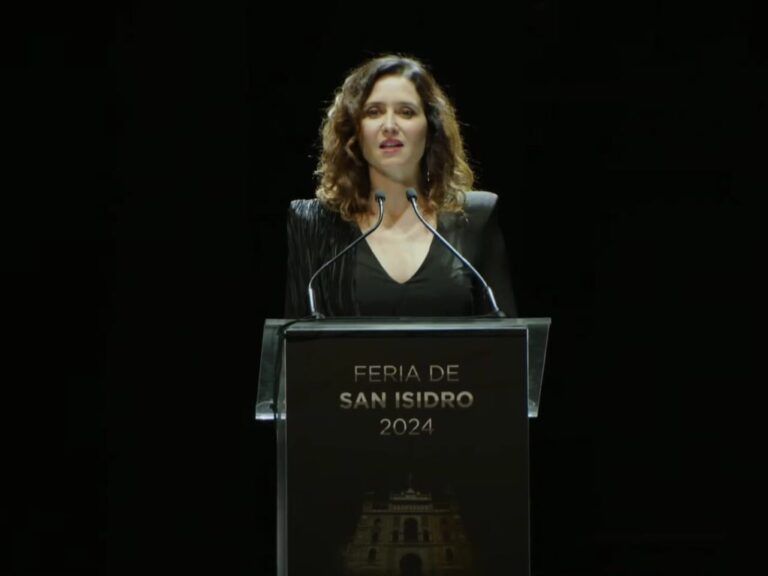 Isabel Díaz Ayuso : « Nous sommes la région de la liberté et de la culture.  Madrid aime la tauromachie
