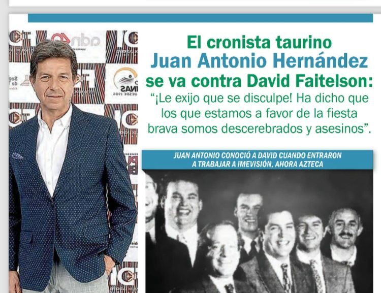 Juan Antonio Hernández exige des excuses publiques de la part de David Faitelson