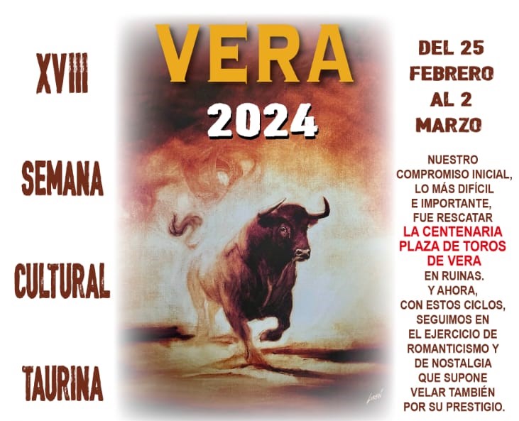 La XVIIIe Semaine culturelle taurine de Vera est désormais une réalité