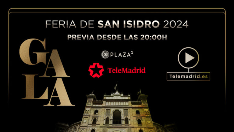 Le site Telemadrid diffuse en exclusivité la présentation de gala des affiches de la Foire de San Isidro 2024