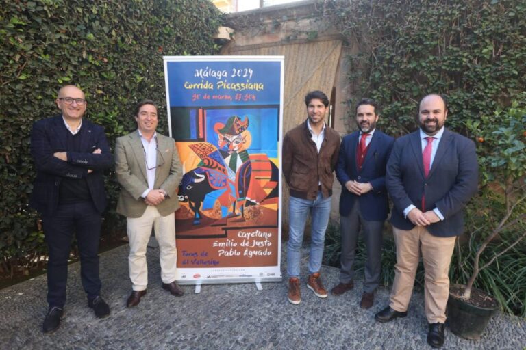 Cayetano, au Musée Picasso de Malaga avant la corrida Picasso