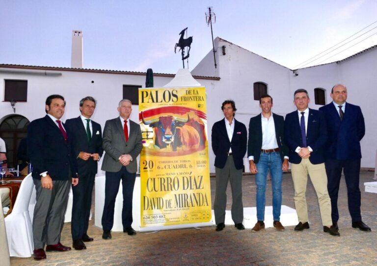 Curro Díaz et David de Miranda, intéressants main dans la main avec les « Cuadri » à Palos de la Frontera