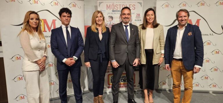 Présentation officielle de l'affiche pour le retour des taureaux à Móstoles