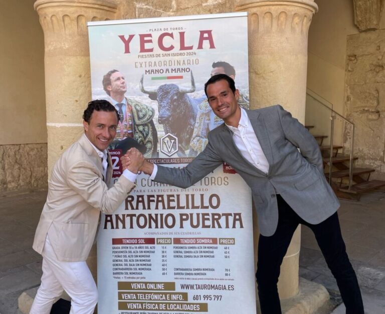 Rafaelillo et Antonio Puerta, face à face à Yecla avec « Adolfos »