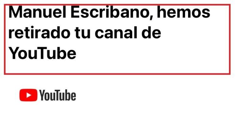 YouTube censure à nouveau la corrida : ils ferment la chaîne de Manuel Escribano