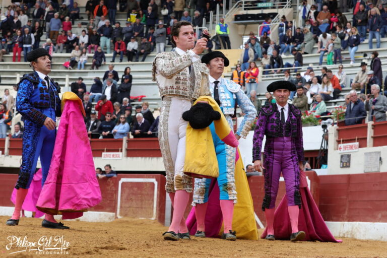Bruno Martínez, vainqueur de la corrida du matin à Vic