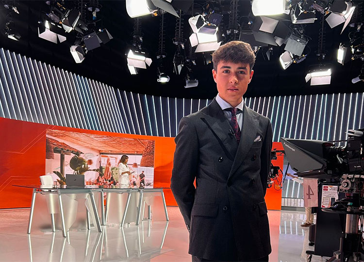 Jarocho, protagoniste de « Informativos Telemadrid »