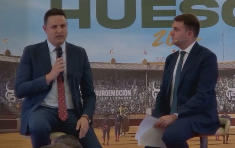 Alberto García, PDG de Tauroemoción : « Il faut faire un excellent travail pour clôturer une foire comme celle-ci, mais Huesca mérite le meilleur »