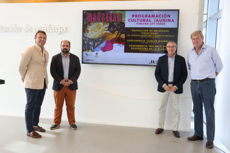 La Députation Forale de Malaga conçoit un programme culturel pour marquer le retour des taureaux aux arènes de Marbella