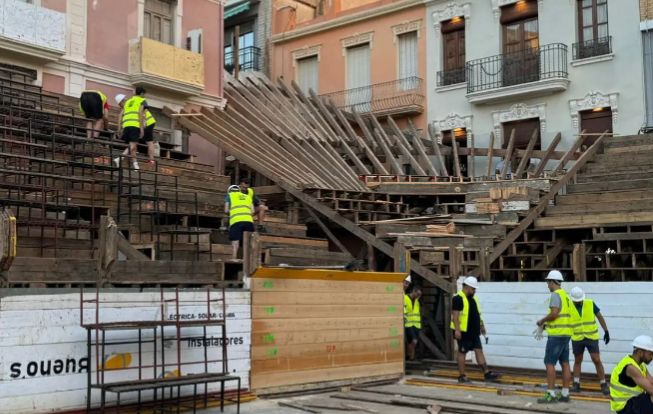 Algemesí respire déjà la tauromachie et ses arènes prennent forme