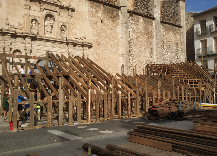 La construction des arènes d'Algemesí, déclarée Bien d'Intérêt Culturel