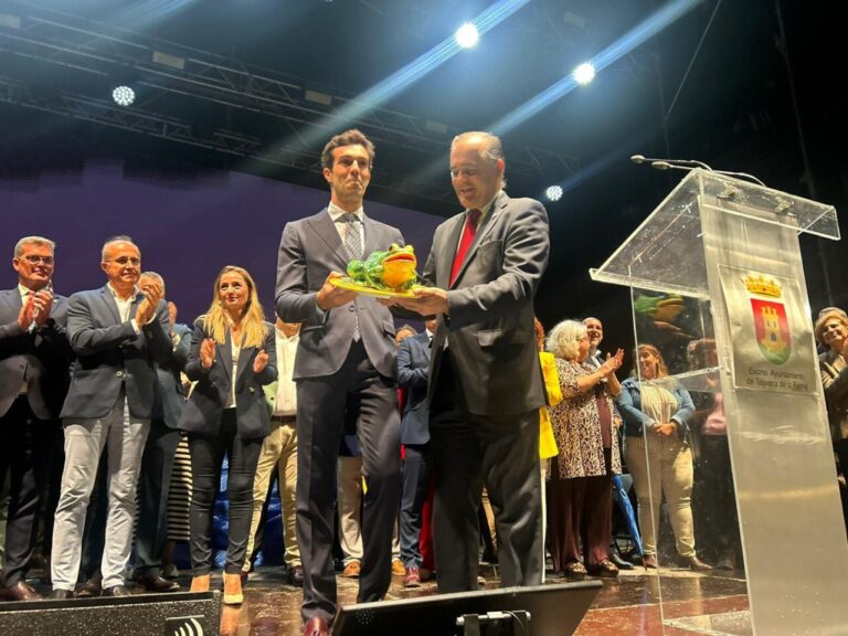 Tomás Rufo revendique la fierté d'être de Talavera et torero dans une proclamation émouvante
