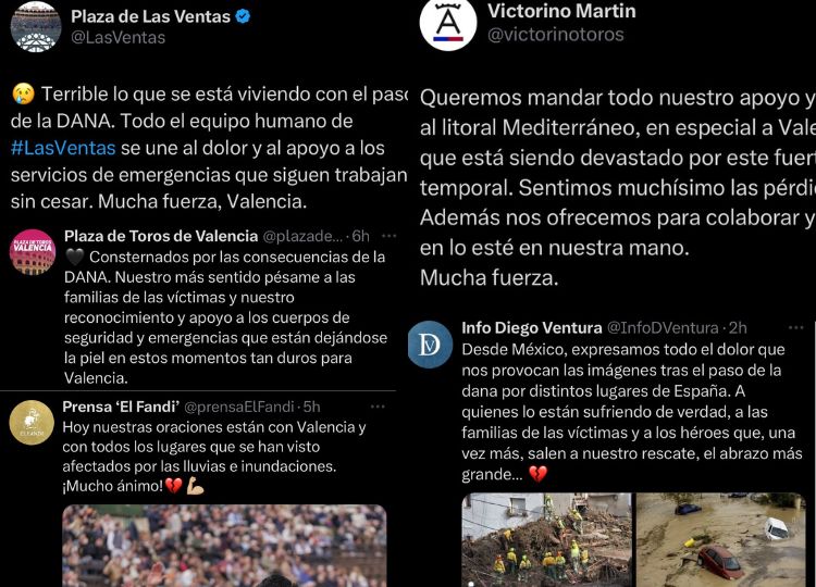 La corrida se concentre sur les personnes touchées par DANA