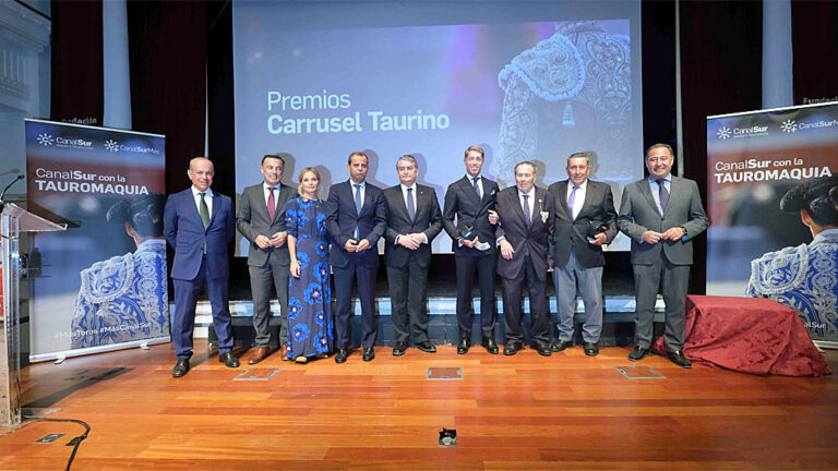Manuel Escribano, Alfonso Ordóñez Araujo et les fils de Celestino Cuadri Livestock, Prix Carrusel de la tauromachie de Canal Sur