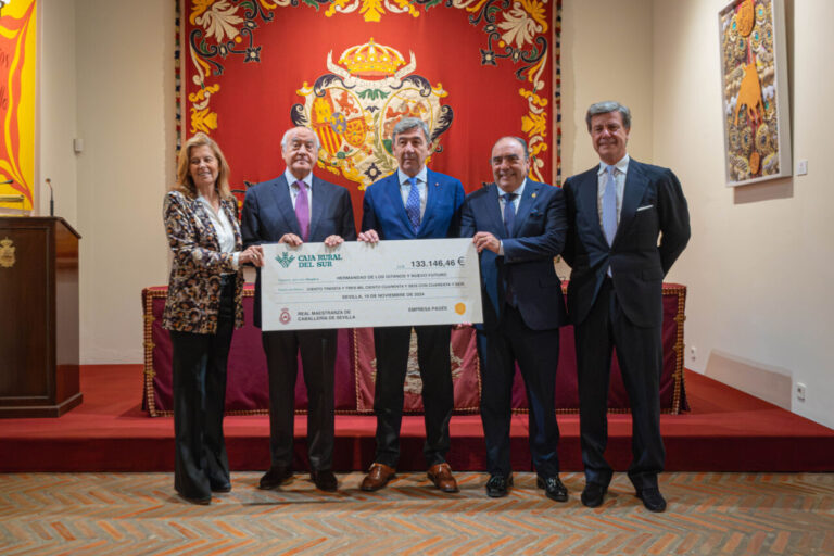 Real Maestranza et Empresa Pagés livrent plus de 130 000 euros du festival le 20 octobre