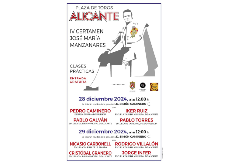Le IVe Concours José María Manzanares, avec un arrêt ce week-end à Alicante