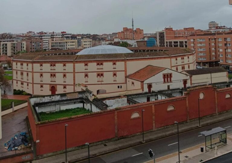 Le dôme situé dans l'anneau des arènes de Gijón est désormais une réalité