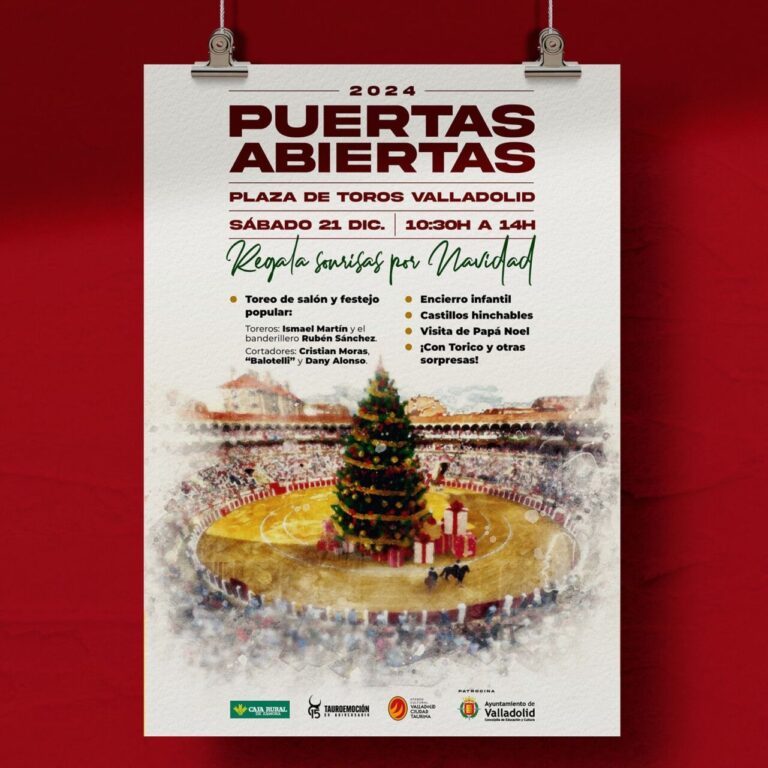 Les arènes de Valladolid fêteront l'arrivée de Noël ce samedi avec une journée portes ouvertes