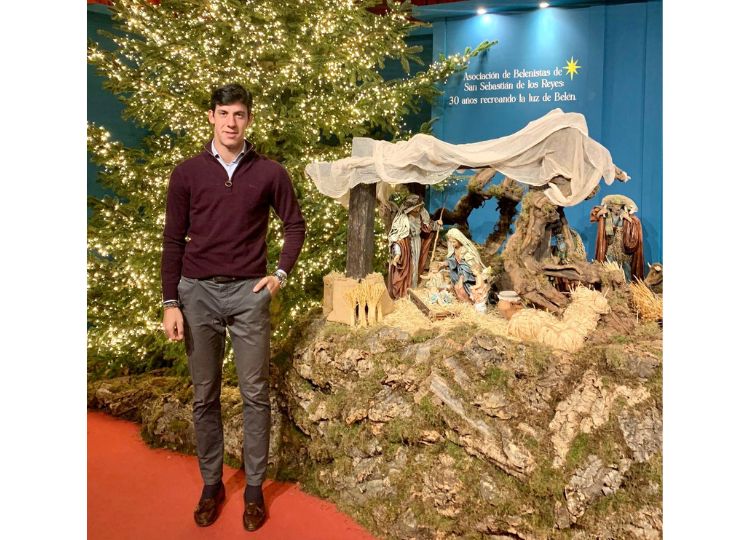 Diego García, un autre bénévole de la Crèche de San Sebastián de los Reyes, la plus importante de la Communauté de Madrid