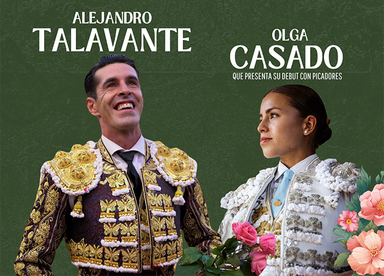 Talavante et Olga Casado, grandes figures et jeunes promesses, dans la présentation d'Olivenza à Madrid